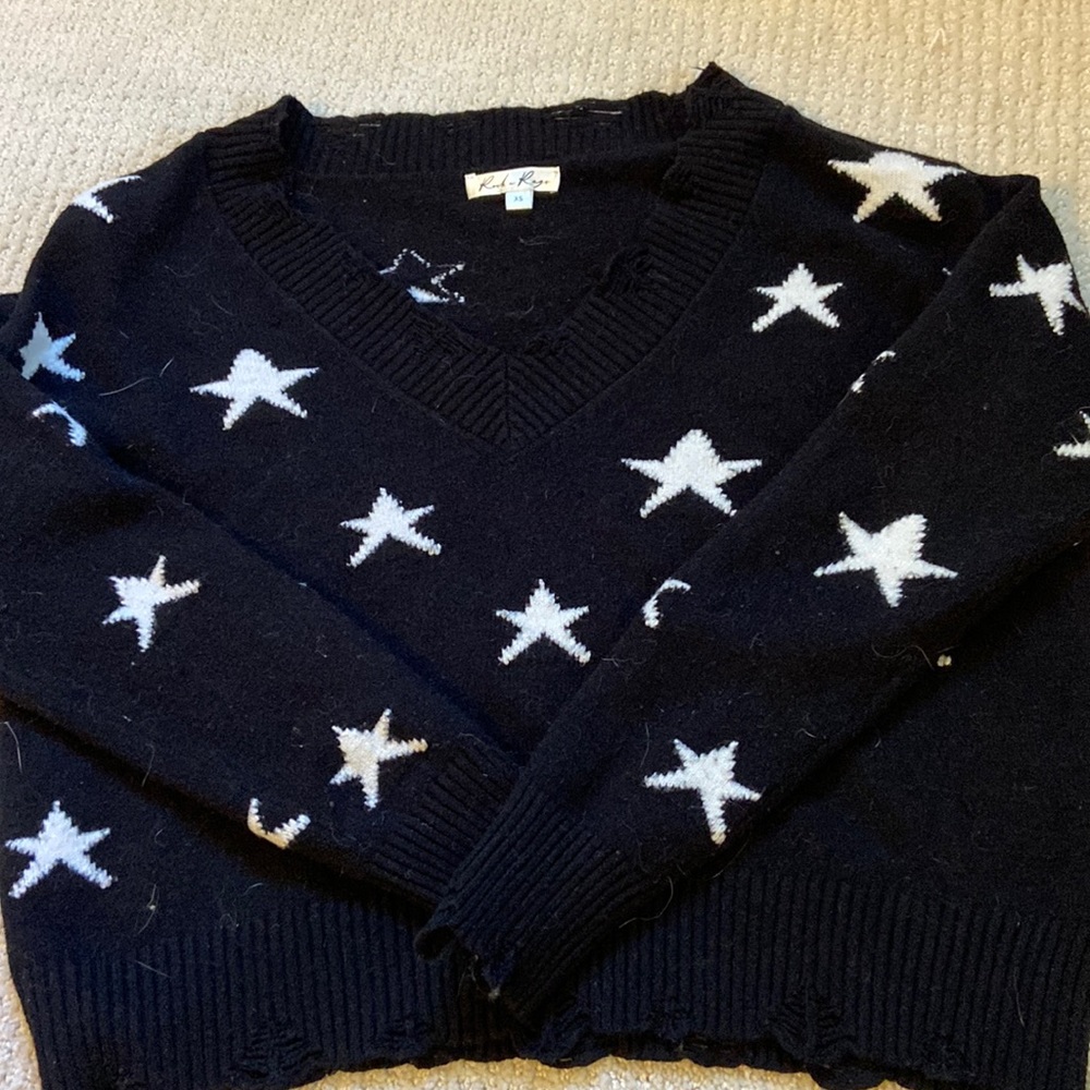 STARRY ROCK N RAGS SWEATER